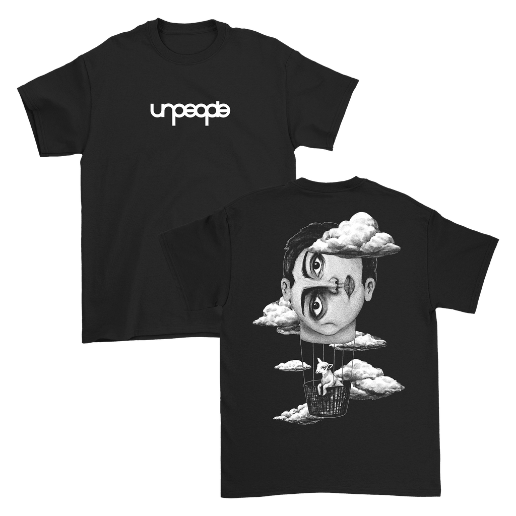 clouds tee - black